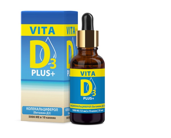 Vitamin D3 5000 IU: 10-Drop Bottle with Dropper