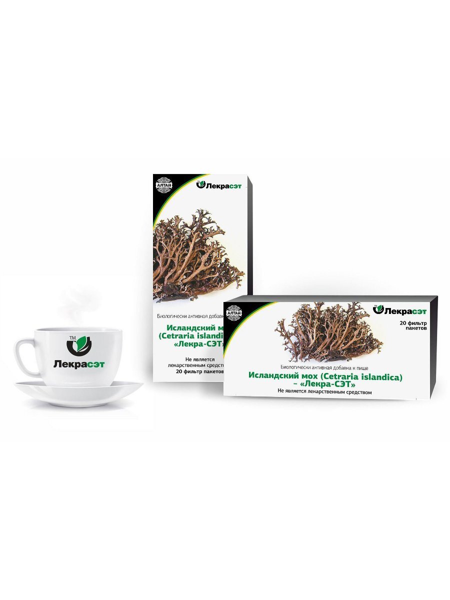 Icelandic Moss Herbal Tea, 2 x 20 Tea Bags