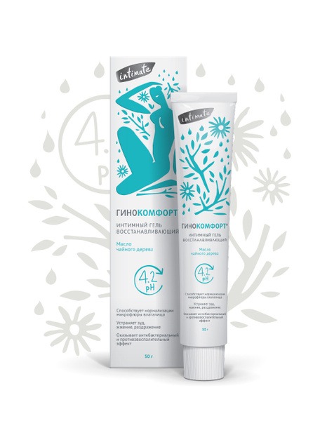 Intimate Hygiene Gel with Tea Tree Oil: pH Balancing & Restorative