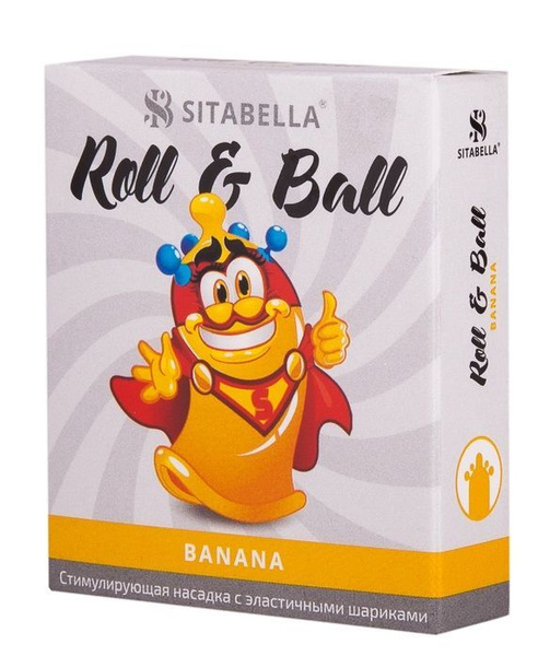 Roll & Ball Banana: Enhanced Pleasure Condoms