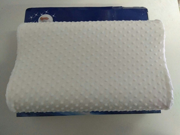 Orthopedic Memory Foam Pillow (45x65cm, White)