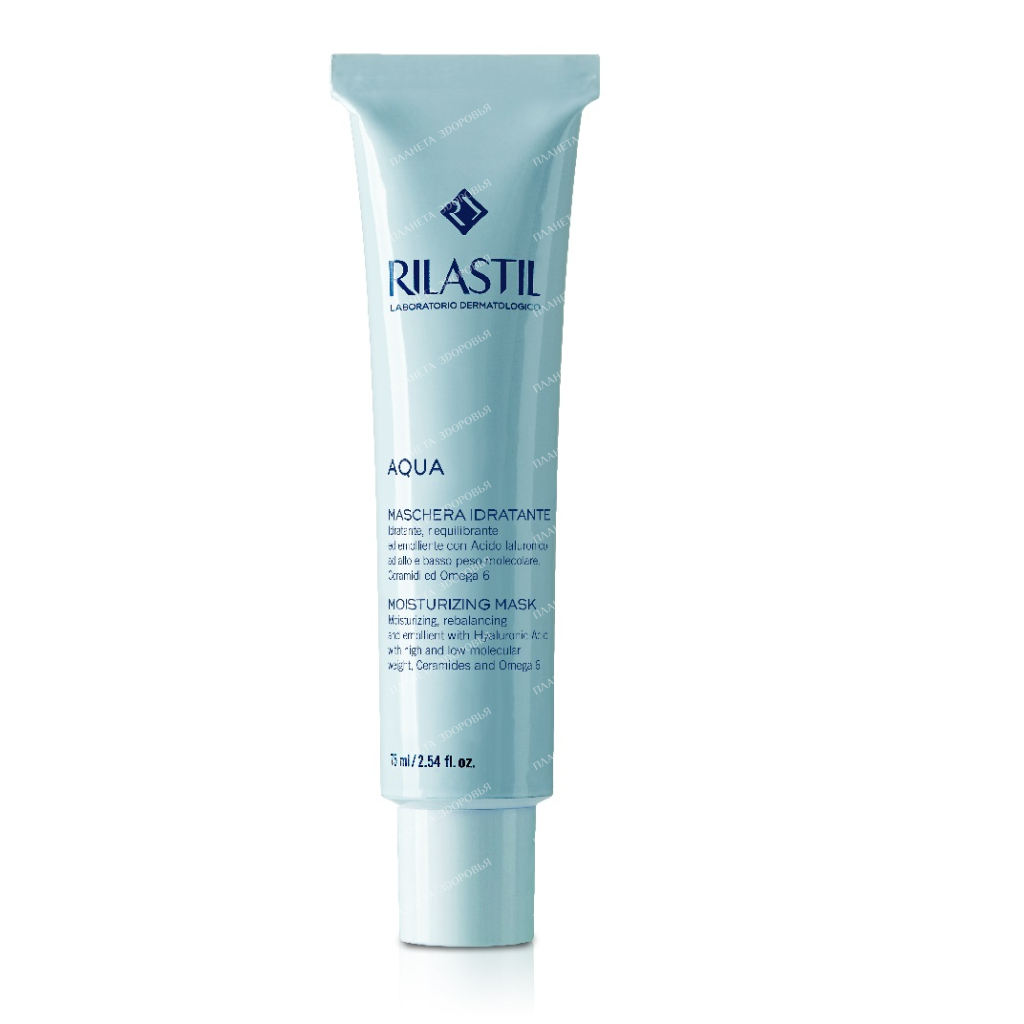 Rilastil AQUA Moisturizing Revitalizing Mask with softening action, 75 ml