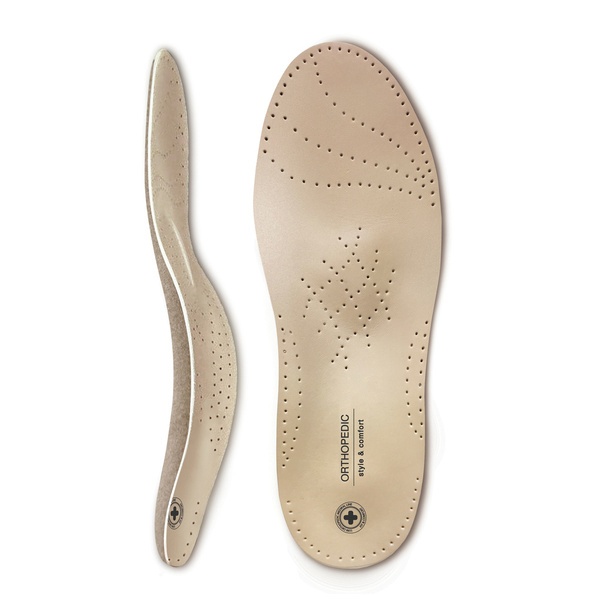 LUM203 Orthotic Insoles for Combined Flat Feet, Size 37