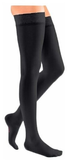 Black Compression Stockings, 0 Compression Class (2 Pair)