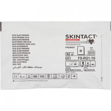 Skintact FS-RG1/10 ECG Electrodes: 32x41mm Foam, Conductive Gel, 50 Pack