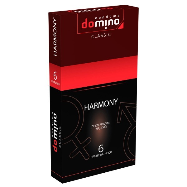 Domino Classic Condoms: Smooth, 6-Pack