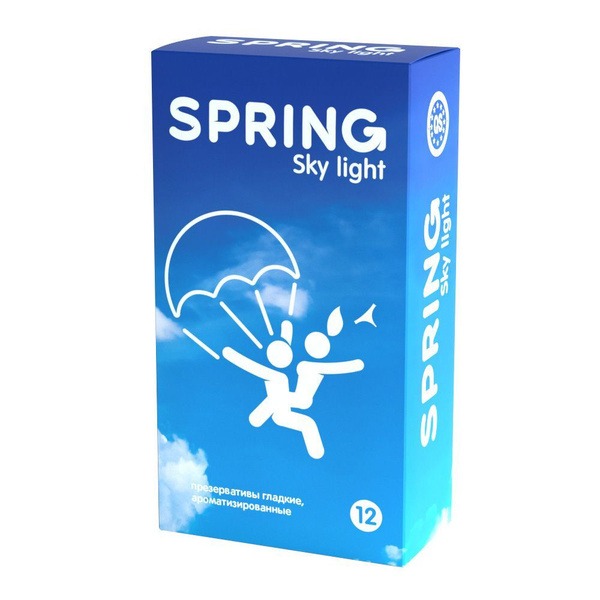 Spring Sky Light Ultra-Thin Condoms (12 Pack)
