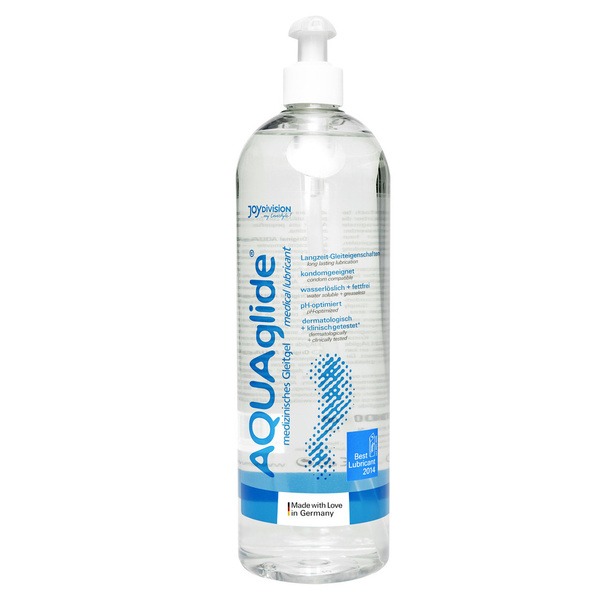 AQUAglide Water-Based Lubricant with Applicator - 1000ml