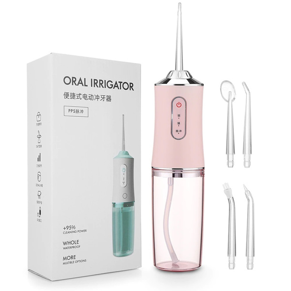 Portable Oral Irrigator: Clean Teeth, Tongue & Braces