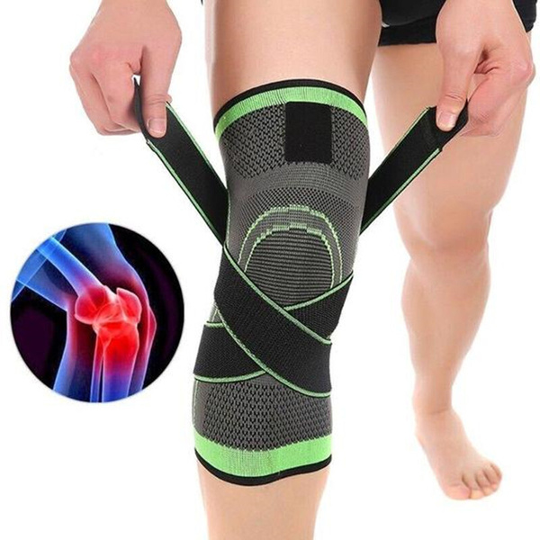 2x Elastic Knee Support with Adjustable Strap - Move Freely