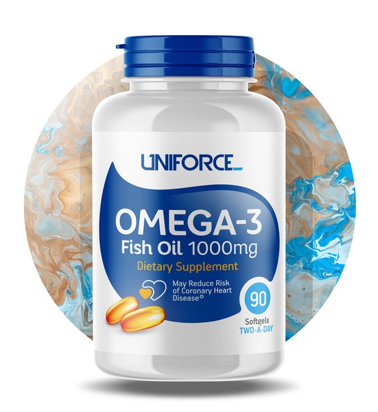 Omega-3 1000mg (90 Capsules) - Uniforce