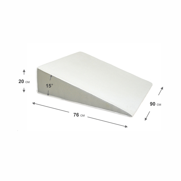 Acid Reflux Wedge Pillow: 90cm Orthopedic Support