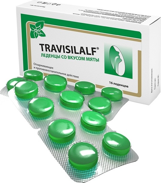 Travisilalf Mint Lozenges: Fast Cold & Flu Relief