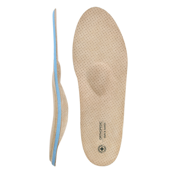 Ecoten LUM218 Perforated Suede & Latex Orthotic Insoles - Size 38