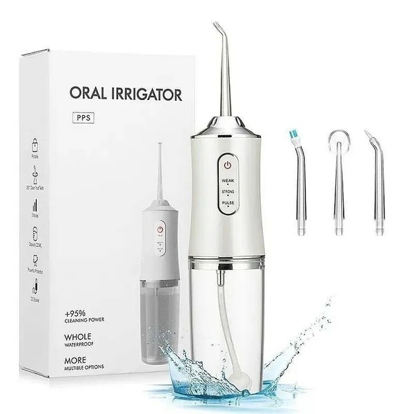Portable Oral Irrigator: Teeth, Tongue & Braces Cleaning