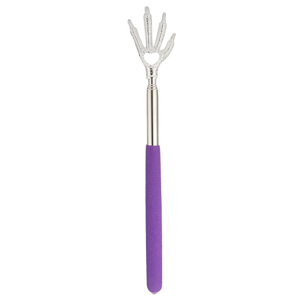 Purple Telescopic Back Scratcher "Paw"