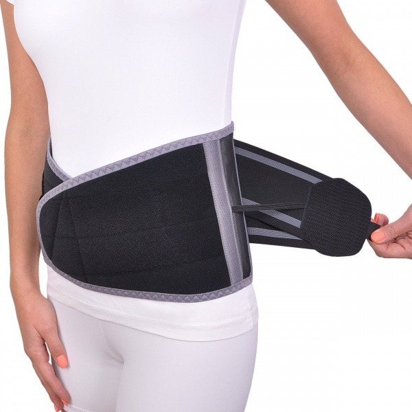 Lumbar Support Brace B-2502 for Back Pain Relief (120-140cm Waist)