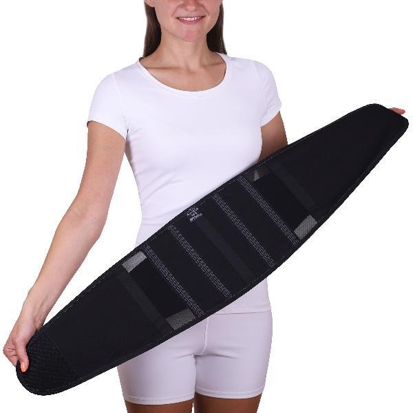 Lumbar Support Brace B-502 E No. 4 (80-100 cm Waist Circumference) – Orthopedic Lumbar Sacral Support for Herniated Discs, Osteochondrosis, Spondylosis
