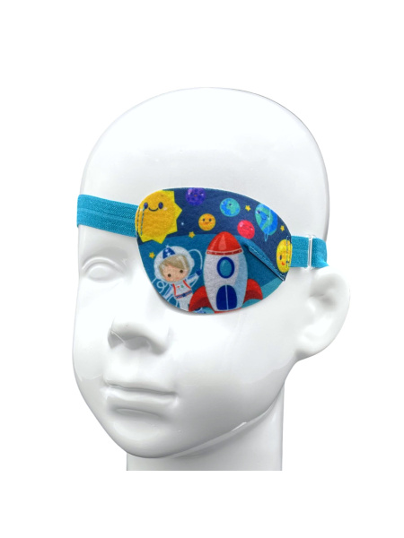 EyeOK Astronaut Rocket Pediatric Eye Patch for Left Eye