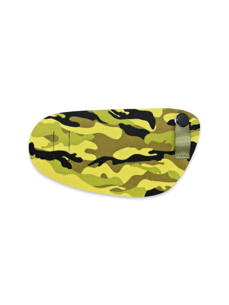 EyeOK Military Occluder: Right Eye Patch, Khaki Camo, Universal Size