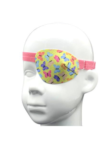 Kids' Eye Patch with Elastic Band - eyeOK Butterfly 2 (Left Eye)