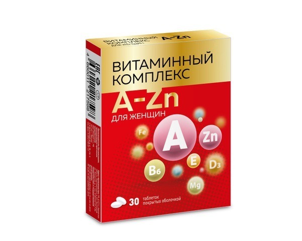 Women's Multivitamin: A-to-Zinc Formula, 1100mg, 30 Tablets