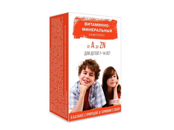 Kids' Multivitamin & Mineral Supplement (Ages 7-14) - 60 Tablets
