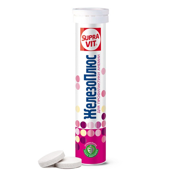 Supravit Iron Plus Chewable Tablets 4g x 20