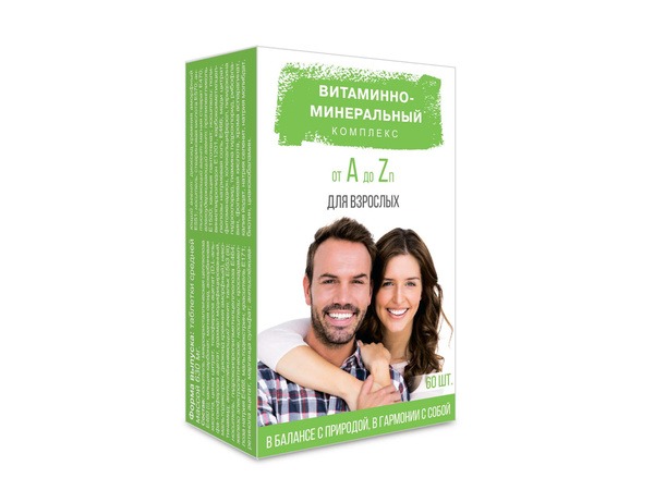 Complete Adult Multivitamin with Zinc (60 Tablets)