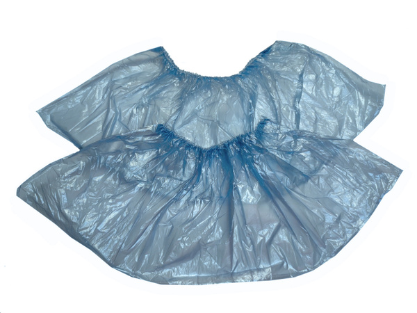 Novatex Disposable Blue Shoe Covers, 16 Microns, 200 Count