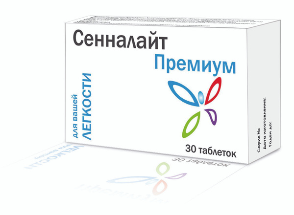 SennaLax Premium: Senna, Fennel & Apricot Tablets (500mg x 30)
