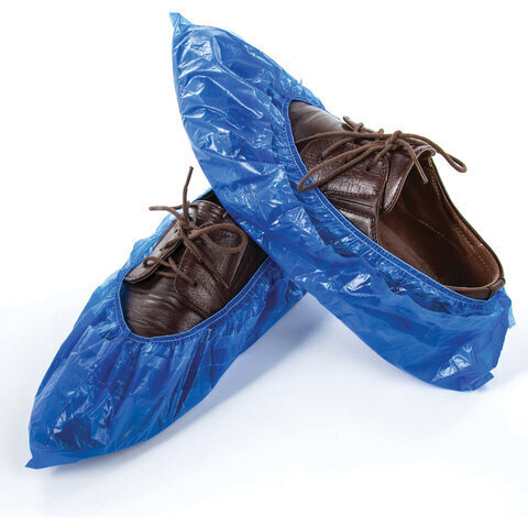 Heavy-Duty Shoe Covers (300 Pairs), 600 Count, Double Cuff