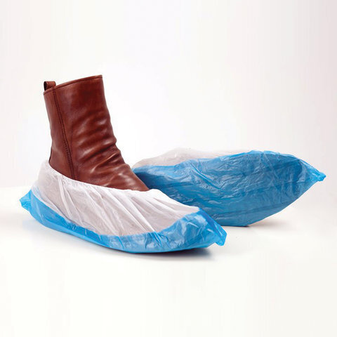 LAIMA Shoe Covers (50 Pcs, 25 Pairs): Disposable, Low-Density Polyethylene (LDPE)