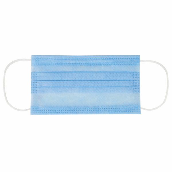 Saniterra Disposable Face Masks (50 Pack), 3-Ply, Blue