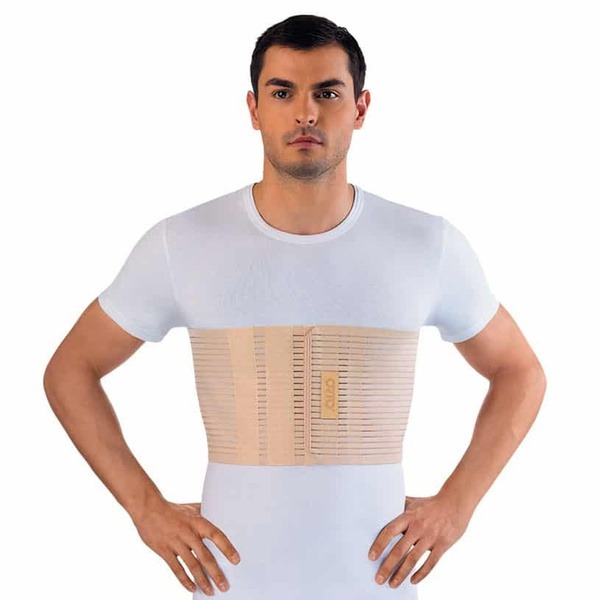 Lightweight Men's Chest Support Bandage BGC-413 Black