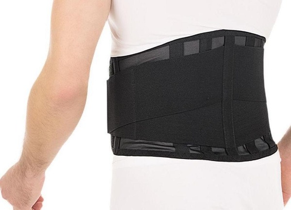 Lumbar Sacral Corset with 6 Removable Steel Stays (25cm Wide)