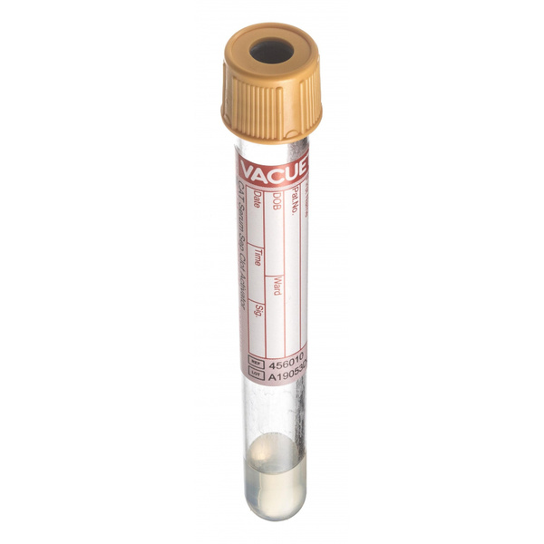 Vacuette 456010 Serum & Clot Activator Tubes (5ml, 50/pack)