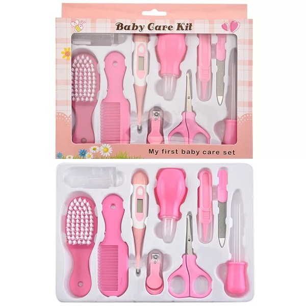 10-Piece Newborn Baby Gift Set - Pink