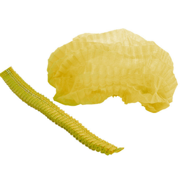 Yellow Disposable Shower Caps, 100 Pack