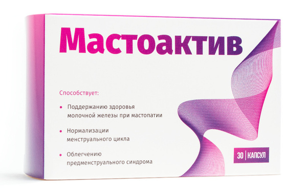 MastActiv Capsules: Fibrocystic Breast Support (30 x 0.6mg)