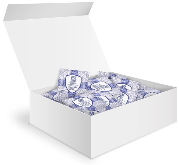 Sterile Alcohol Wipes (60x100mm) - 400 Count Bulk Pack