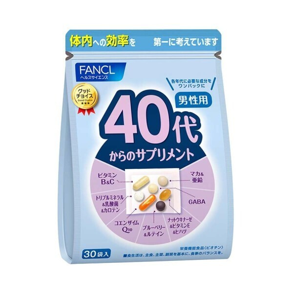 FANCL Men's 40+ Supplement (30 Packs)