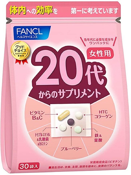 FANCL Women's Supplement (20s & 30s), 30 Packets