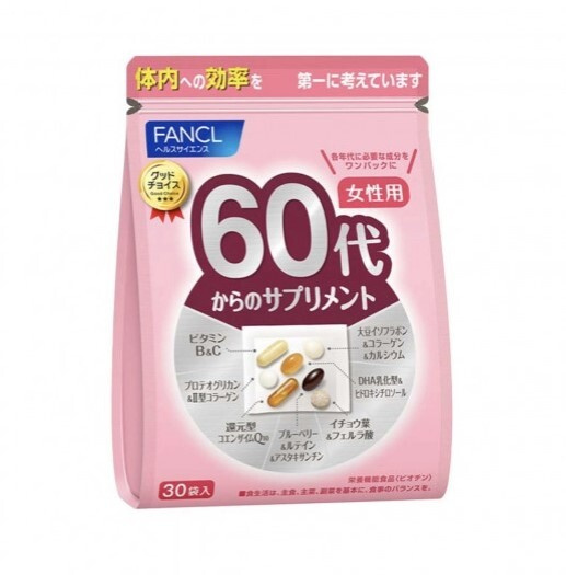 FANCL Women's Supplement 60+, 30 Packets