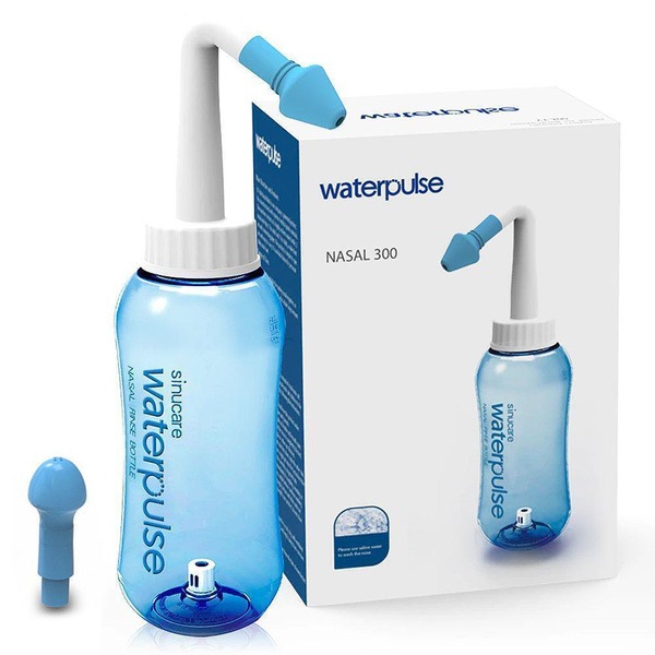 WATERPULSE Nasal Irrigator YT-300: Blue Nasal Rinse System