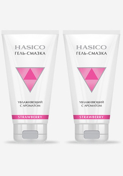 Hasico Strawberry Lubricating Gel (2-Pack, 50ml Each)