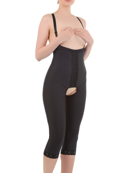 Post-Surgery Compression Bandage for Liposuction (Size 004, Black)