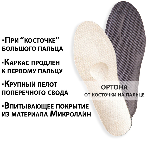 Orthotic Insoles for Foot Pain Relief: Plantar Fasciitis, Bunions & Arch Support (Men's & Women's, Size 42)