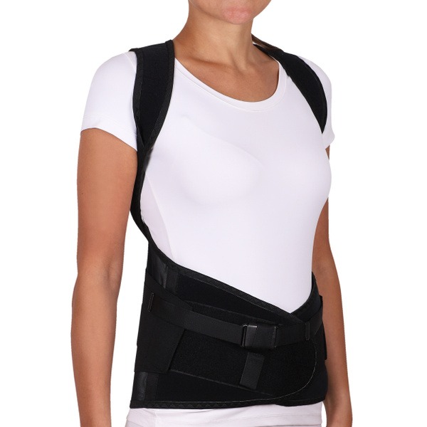 Lumbosacral Orthopedic Corset B-506 for Kyphosis and Scoliosis (Waist 31.5"-39.4", Height 65"-69")