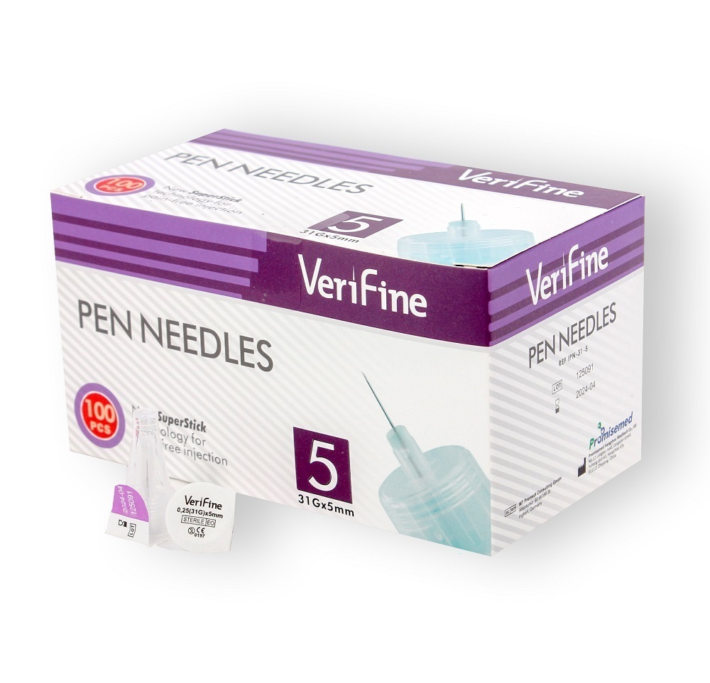 31G x 5mm Insulin Syringes Needles (100 Count)